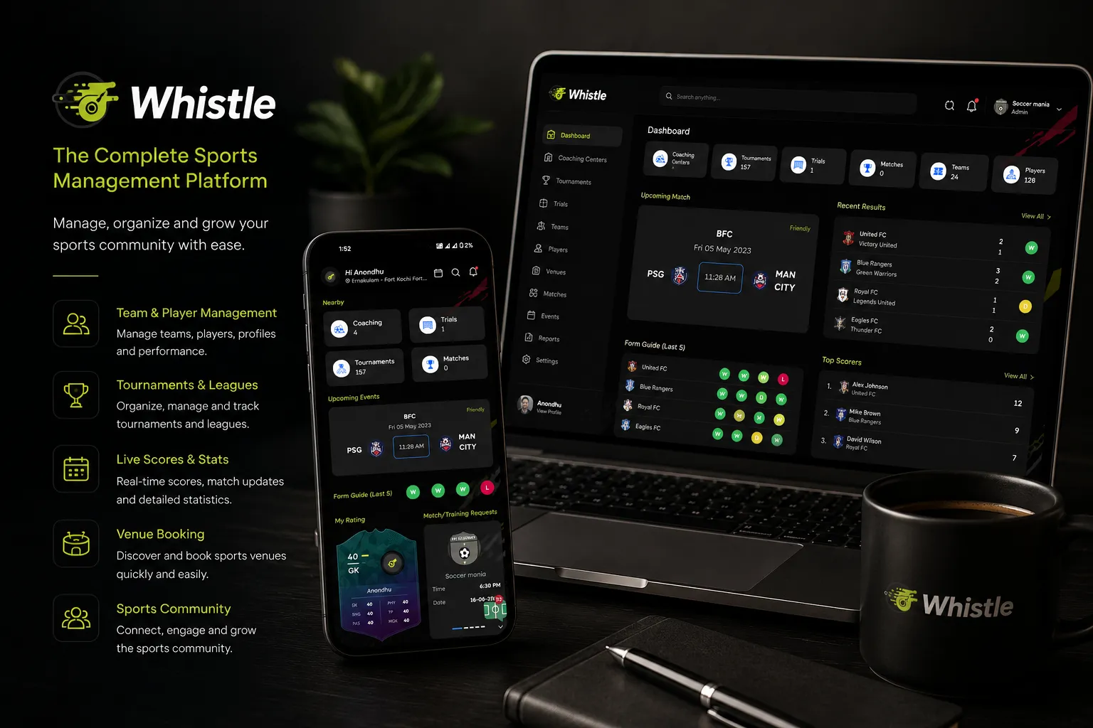 Whistle - Sports Tracking Application 